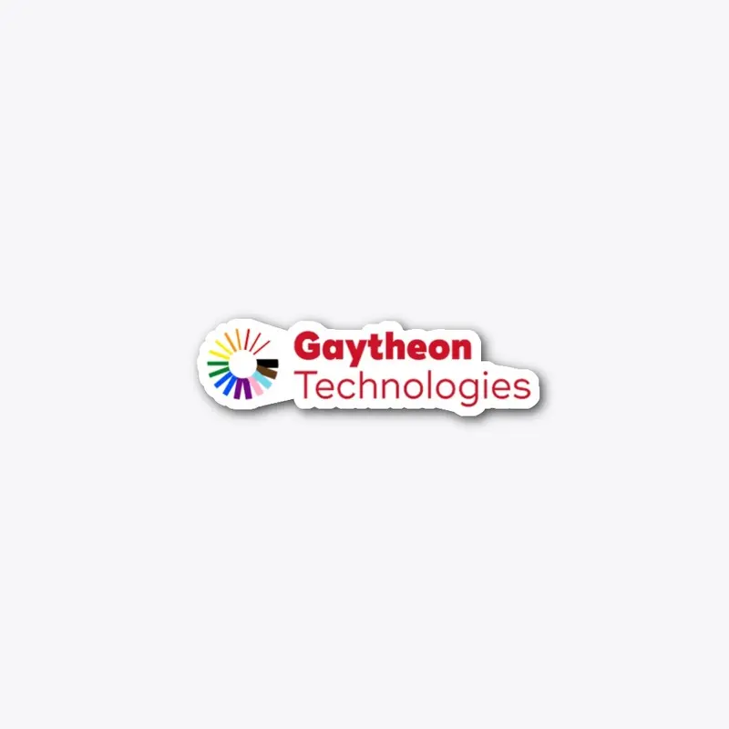 Gaytheon Technologies Die Cut Sticker